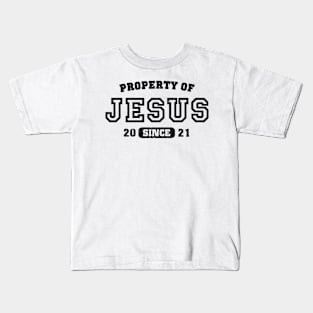 Property of Jesus since 2021 Kids T-Shirt